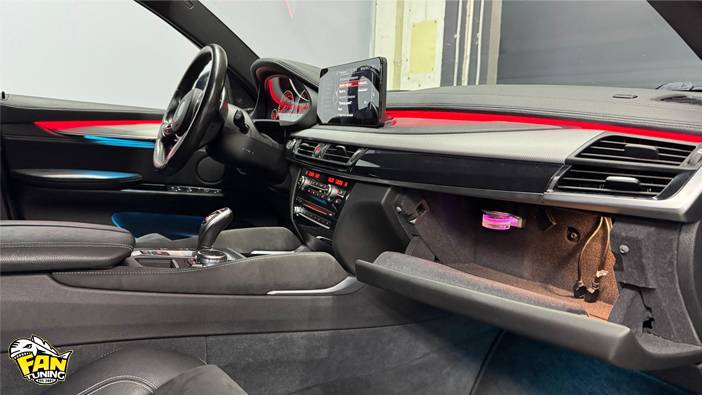 Подсветка салона Ambient Light и Airbalance на БМВ (BMW) X6 F16 в Fantuning.ru