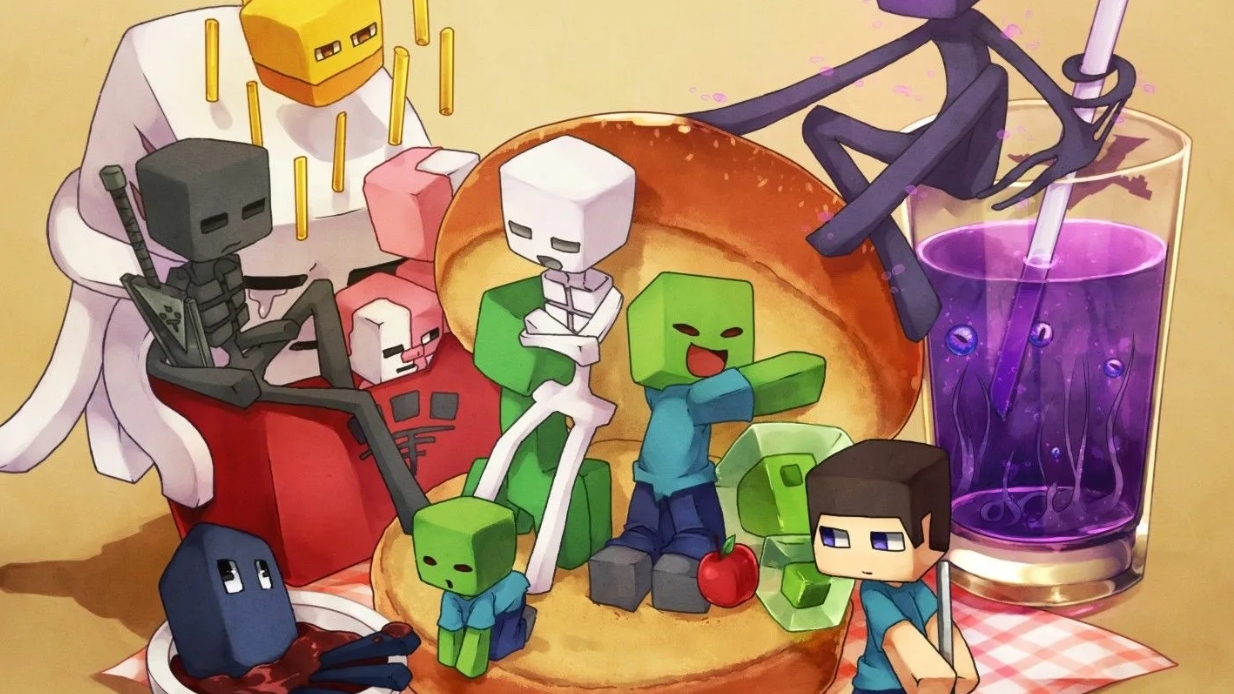 распаковка товаров с покемонами и с Minecraft.