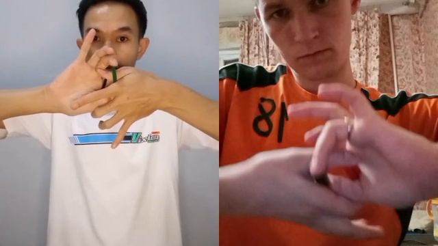 Фокус с колпачками