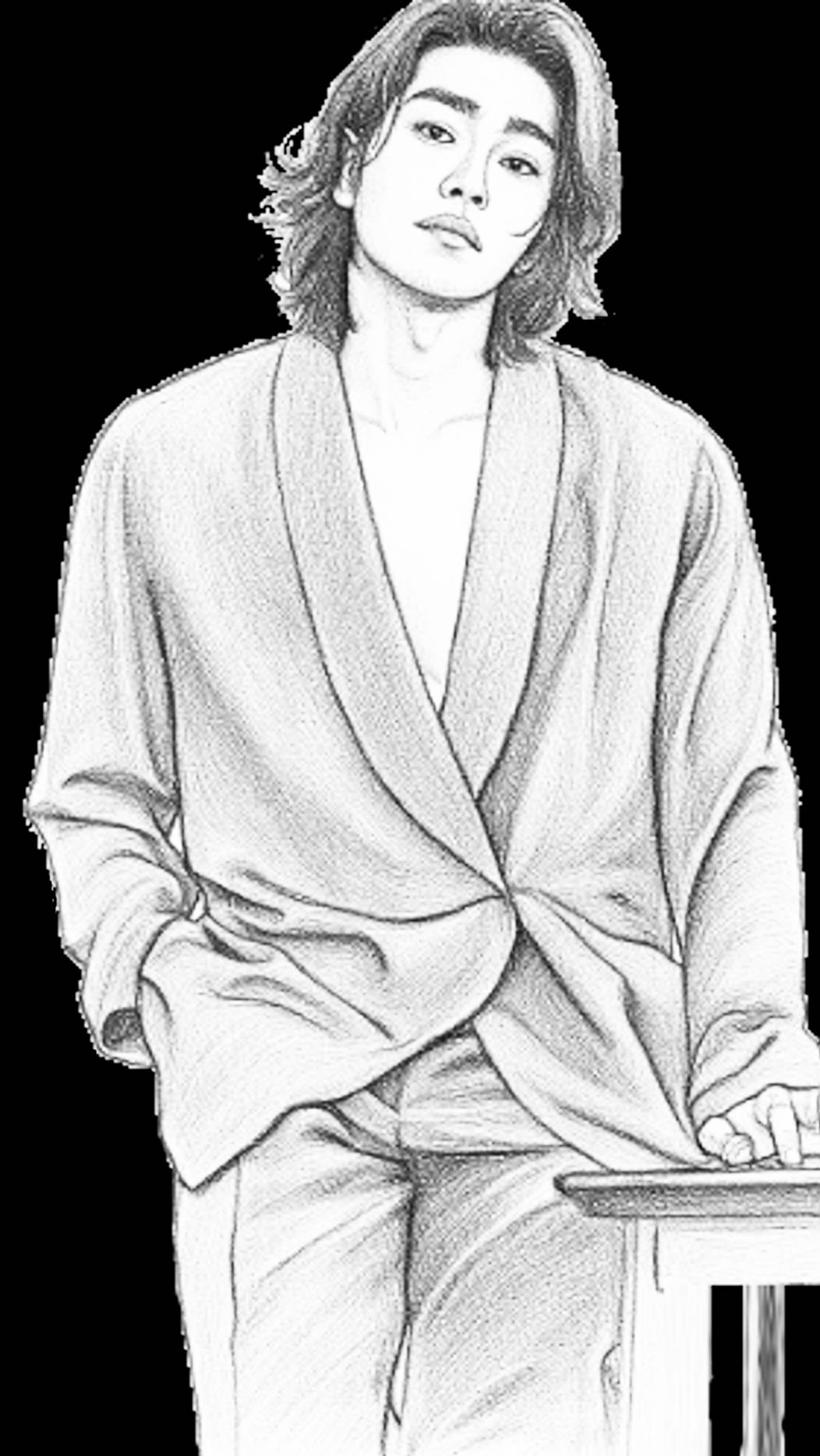 Рисуем карандашами  #карандаш #эскиз #рисуем_волосы