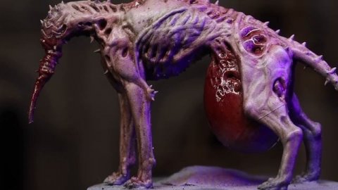 Black grail corrupted flesh and grimdark effects for trench crusade