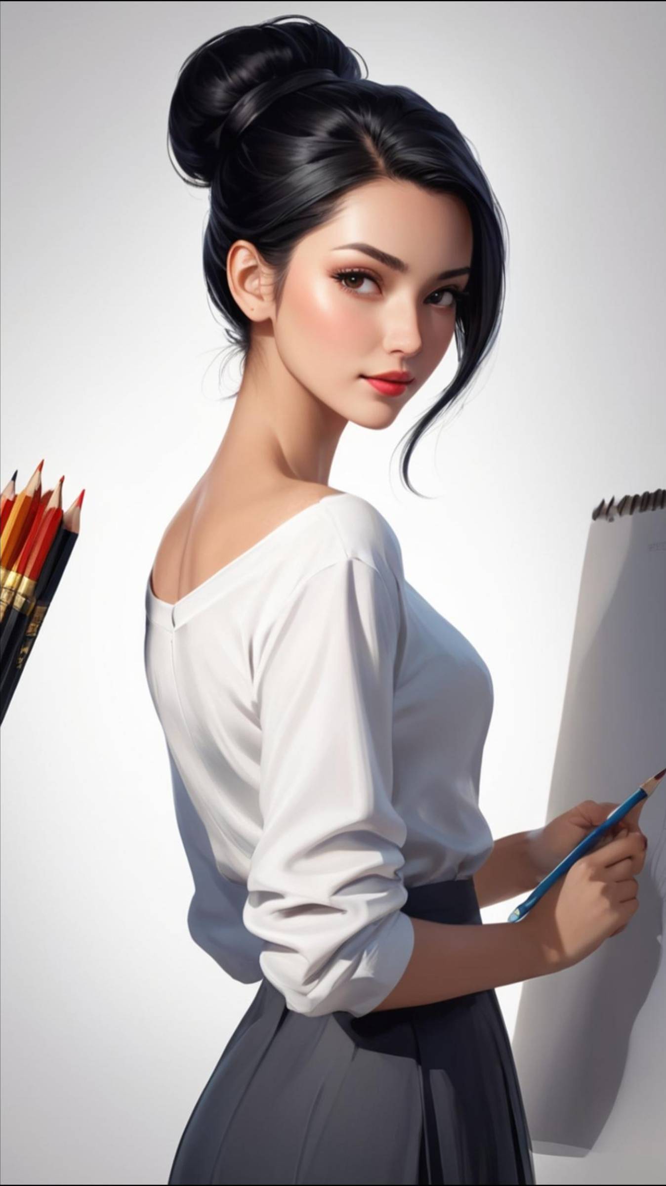 Коржик: рисуем карандашами #drawing #шортс #рисованиекарандашом #sketch #shorts #artist #filterfun