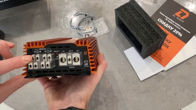 Мощный 4х канальный усилитель Raven Compact 4.120