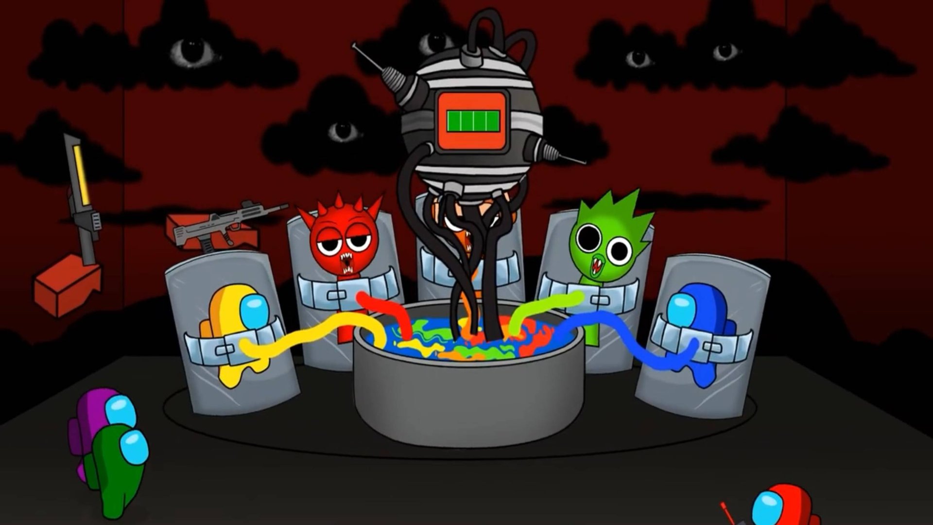 AMONG US ПРОТИВ....