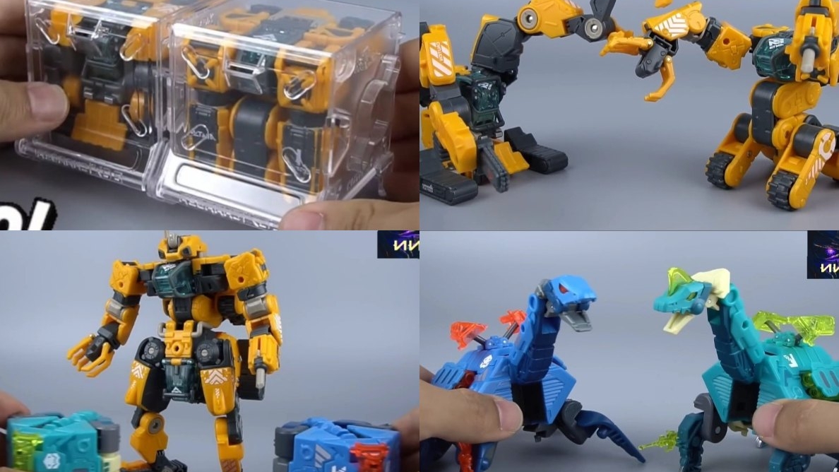 Куб-машинка!  ИГРУШКИ ТРАНСФОРМЕРЫ в МЕГАБОКСЕ и БИСТБОКСЕ-роботе
