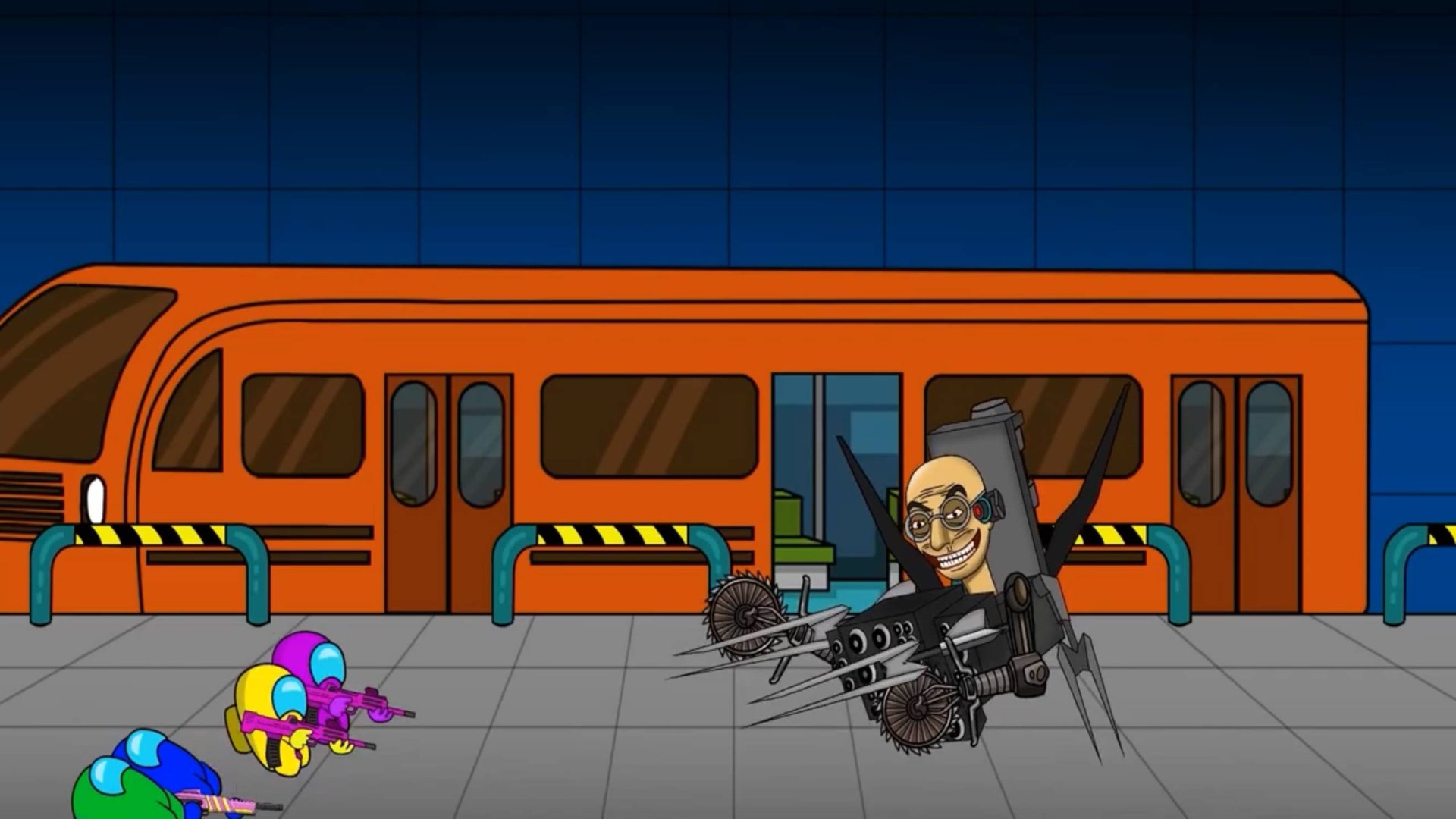 AMONG US ПРОТИВ.....