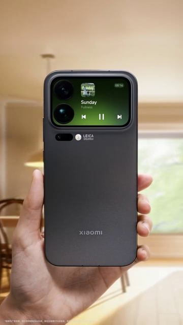 Xiaomi 17 Pro — демонстрация возможностей на дополнительном дисплее смартфона