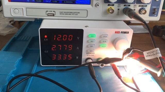 Лабораторный блок питания NICE POWER SPPS-S3010. Тест на всплески. Ответ на вопрос подписчика