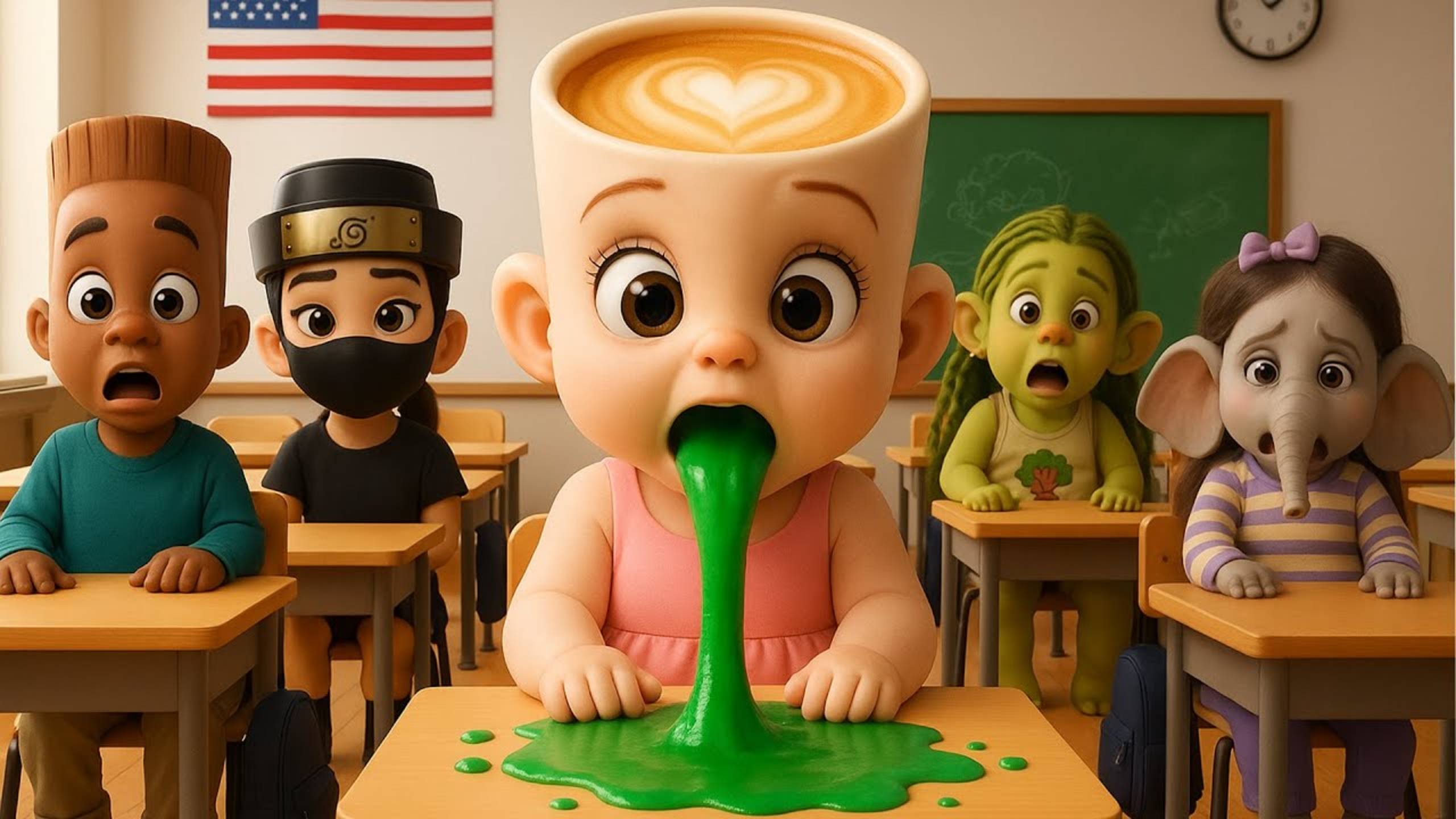 BRAINROT - Мультик про Балерина Капучино отравилась ✅ Брейнрот - итальянские мемы