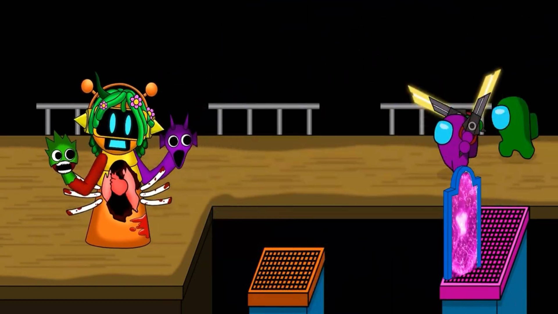 AMONG US ПРОТИВ....