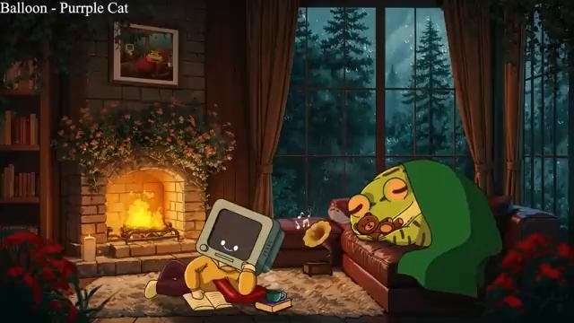 A Peaceful Rainy Night Calm Your Anxiety Relaxing Music Chill Lo-fi Hip Hop Beats