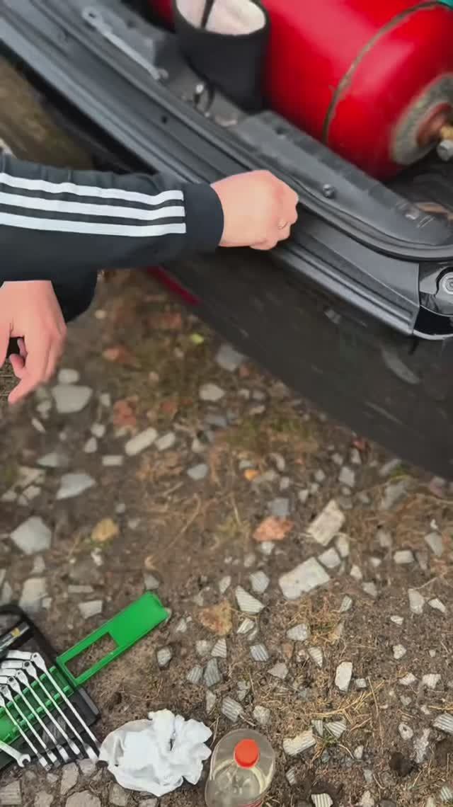 Накладка заднего бампера Вестa!