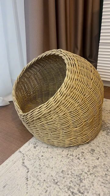 котодом плетеный, лежанка для животного