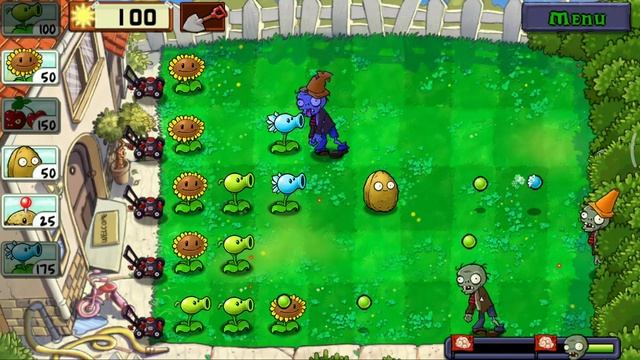 PvZ прохождение часть 1
