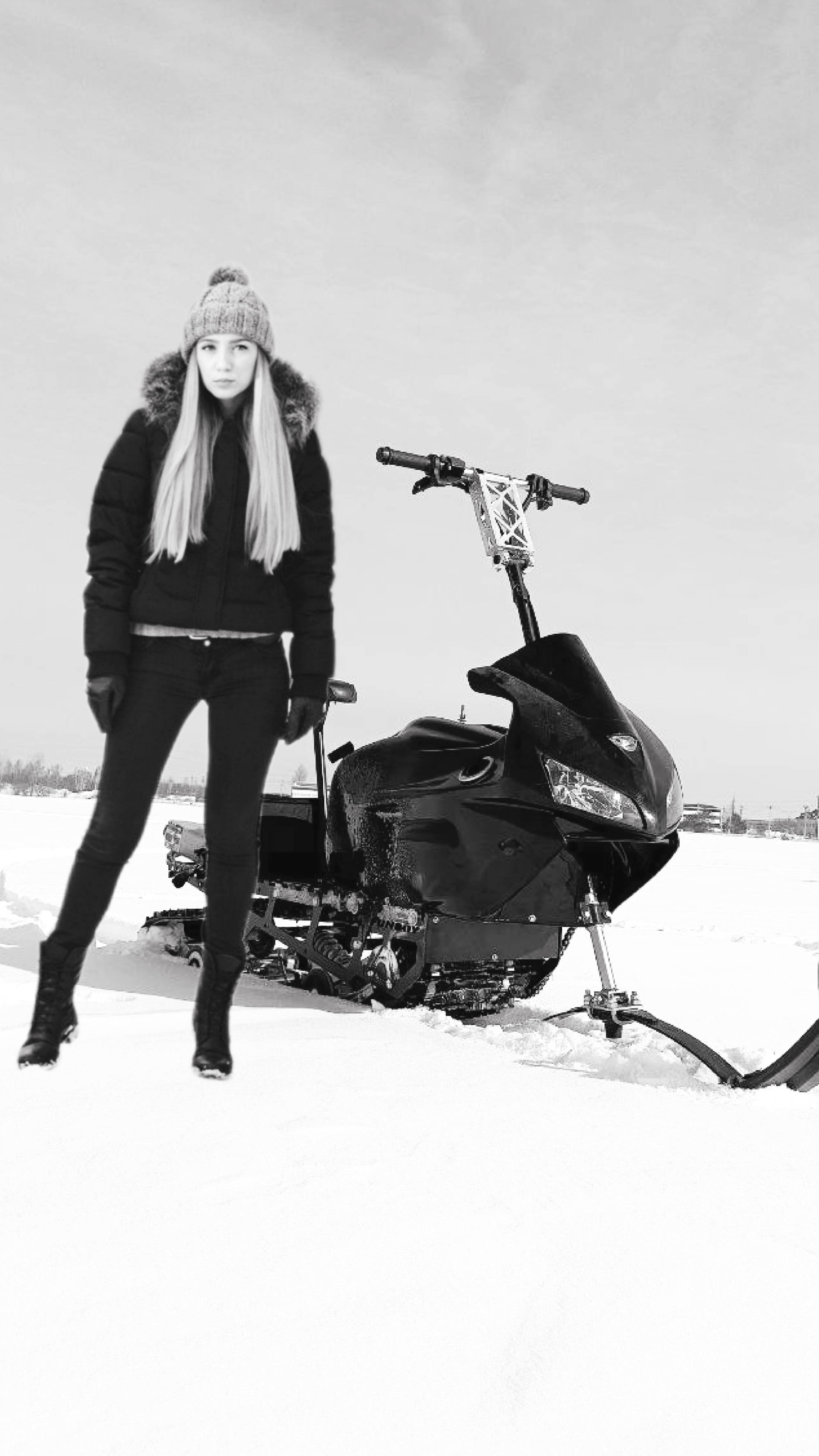 разборный снегоход 😱