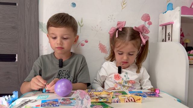 Распаковка пакетиков и шариков ЛАБУБУ с Алиной