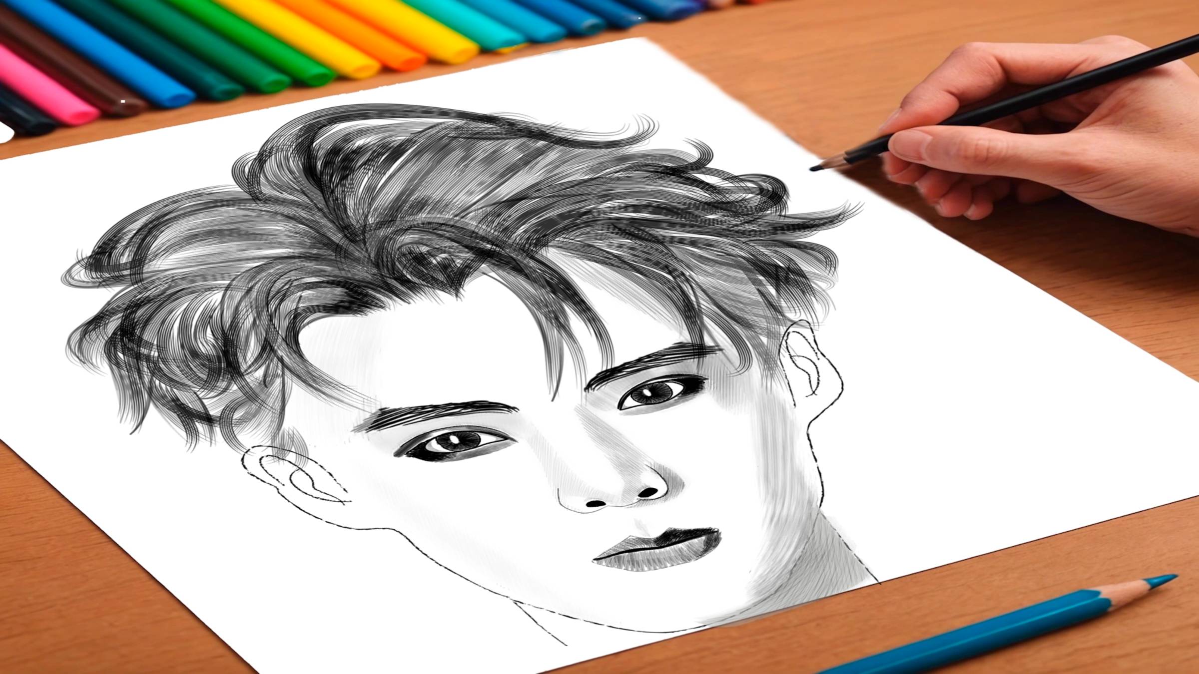 Как нарисовать портрет по фото: карандаш VS векторная графика