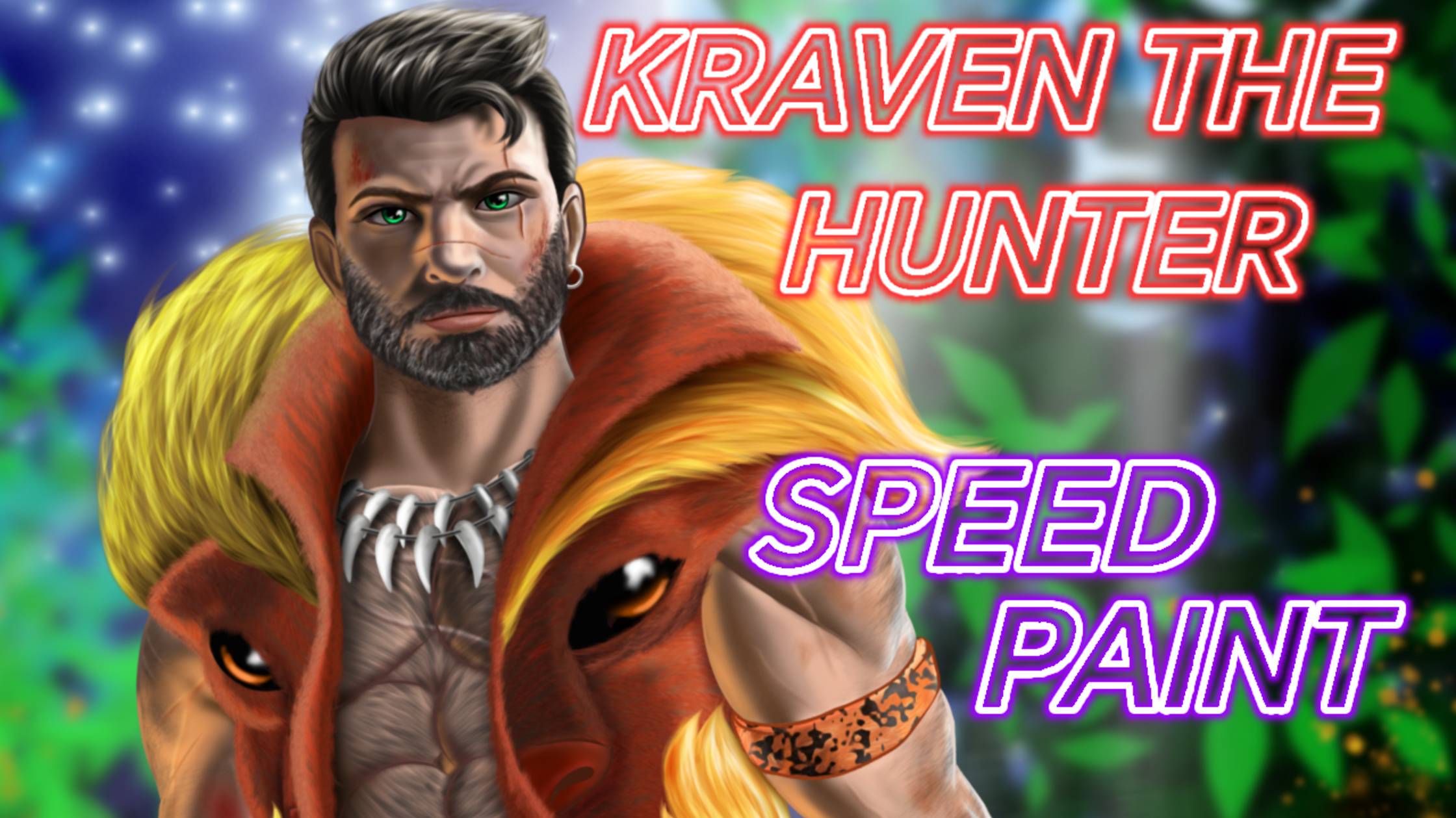 Крэйвен - Охотник SpeedPaint _ФАНАТЫ МАРВЕЛ, это для вас! 💖