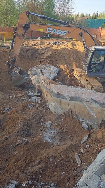 Демонтаж фундамента