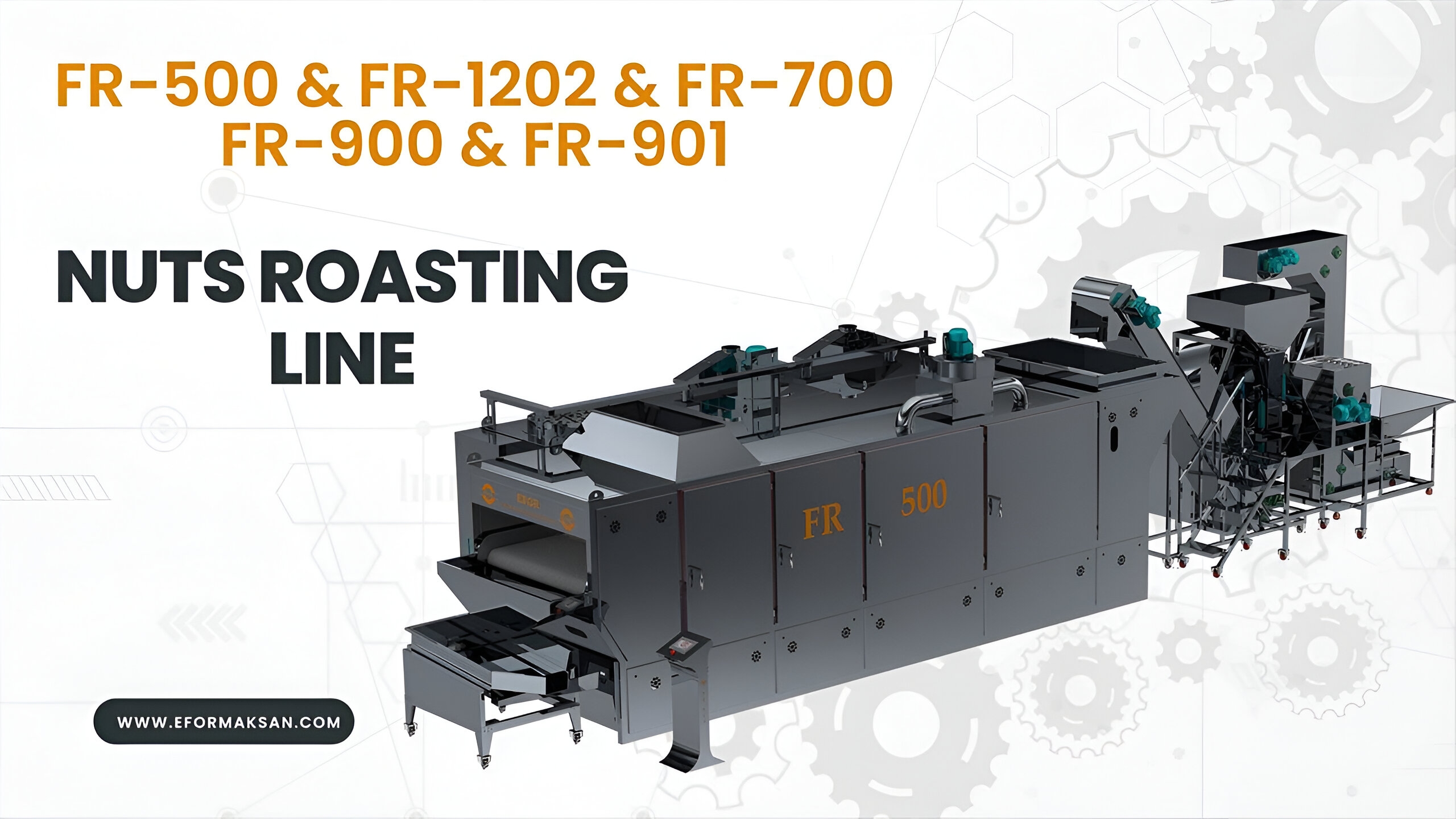 FR500 - NUTS ROASTING LINE