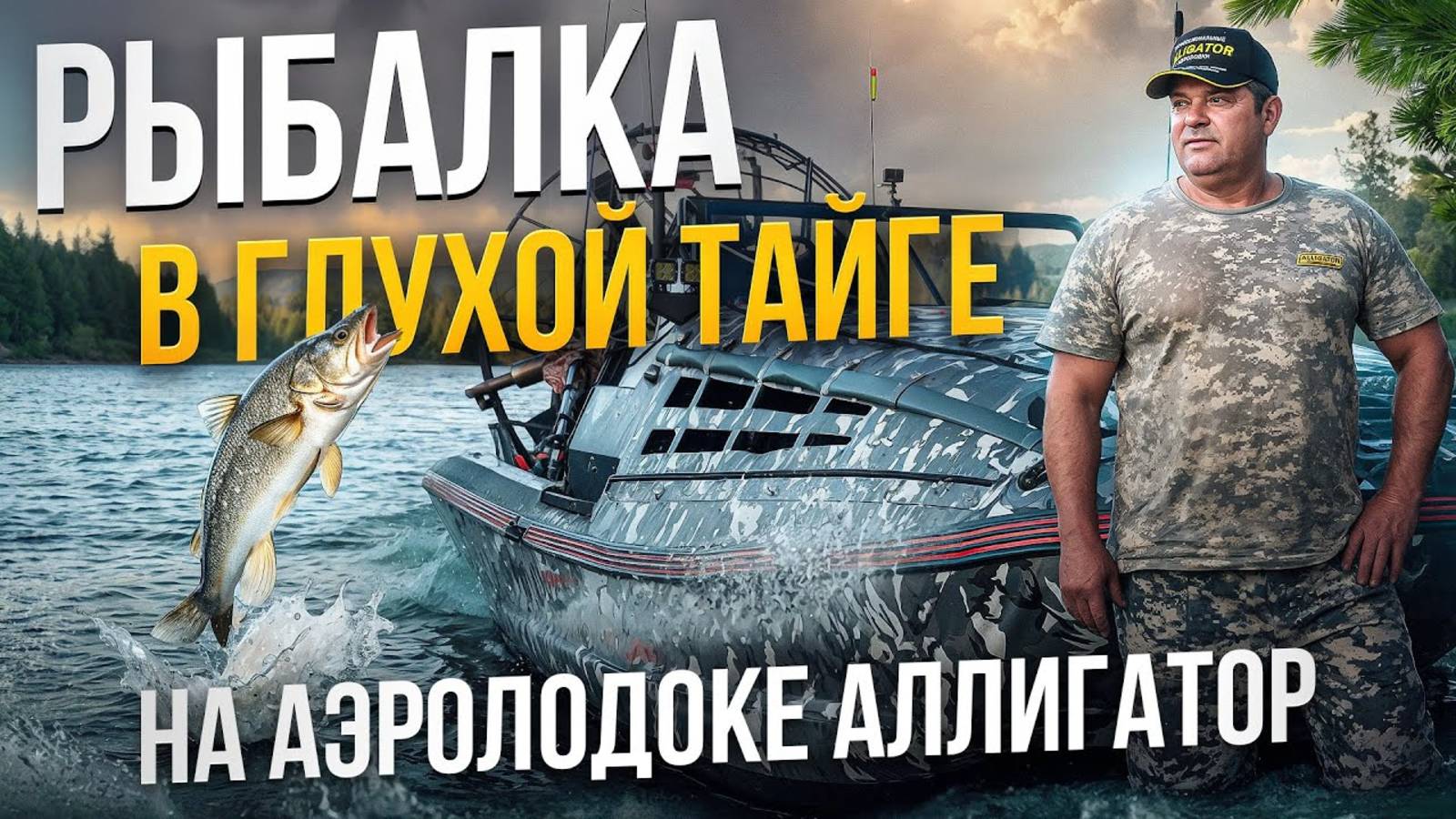 СЕКРЕТНЫЕ МЕСТА ТАЙГИ! РЫБАЛКА ТОЛЬКО НА АЛЛИГАТОРЕ!