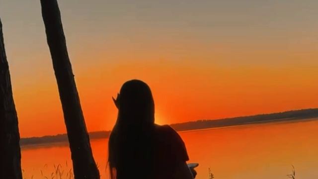 Русалина и закат