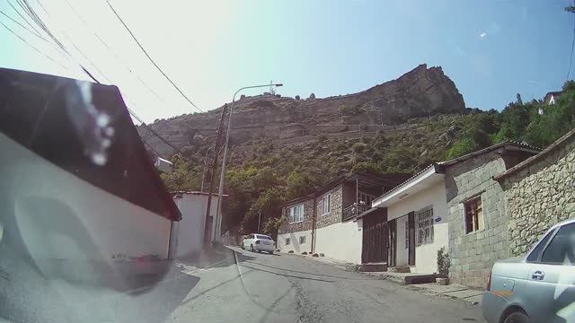 Опасная дорога в с. Гуниб