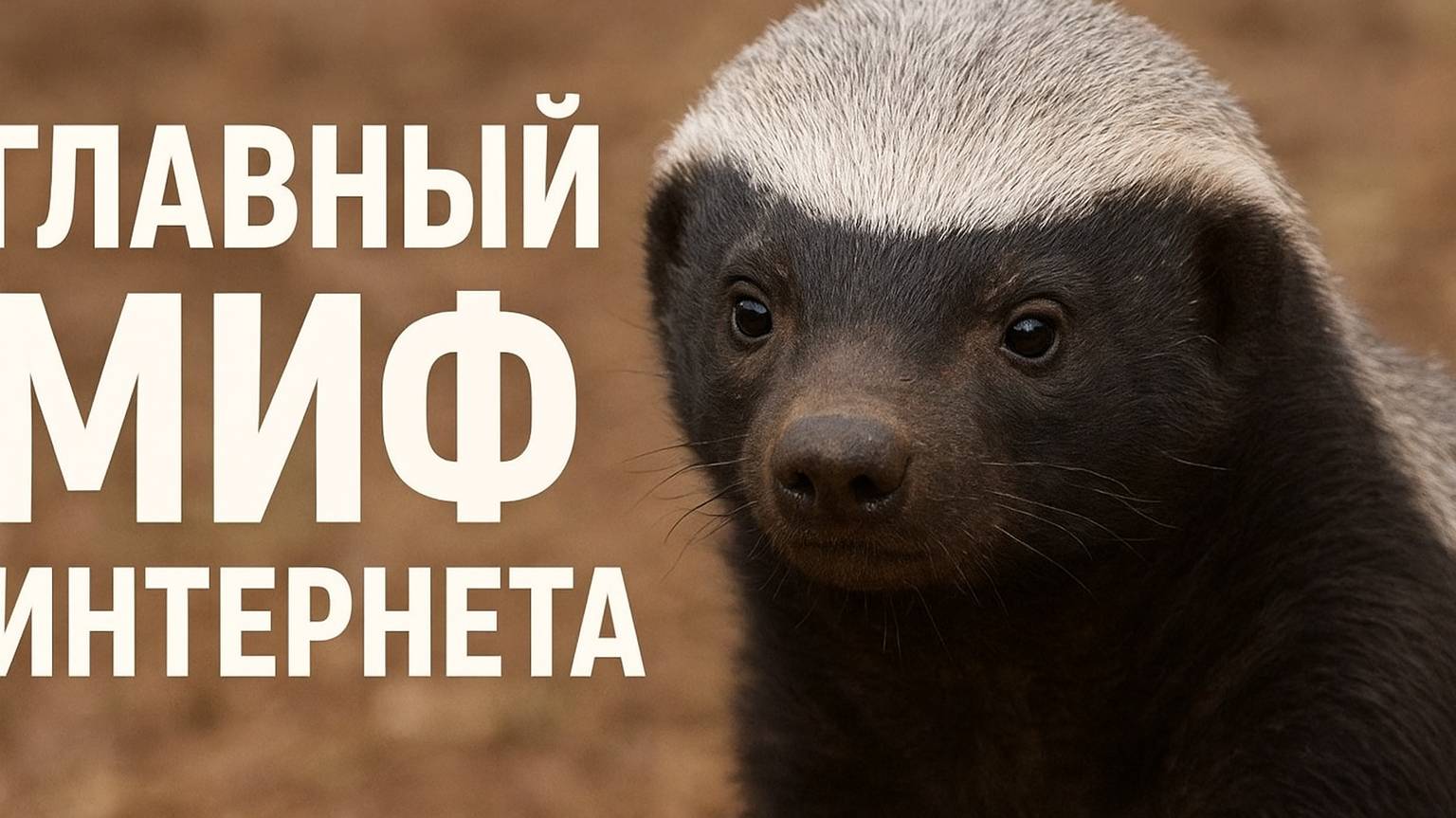 Медоед - главный миф интернета