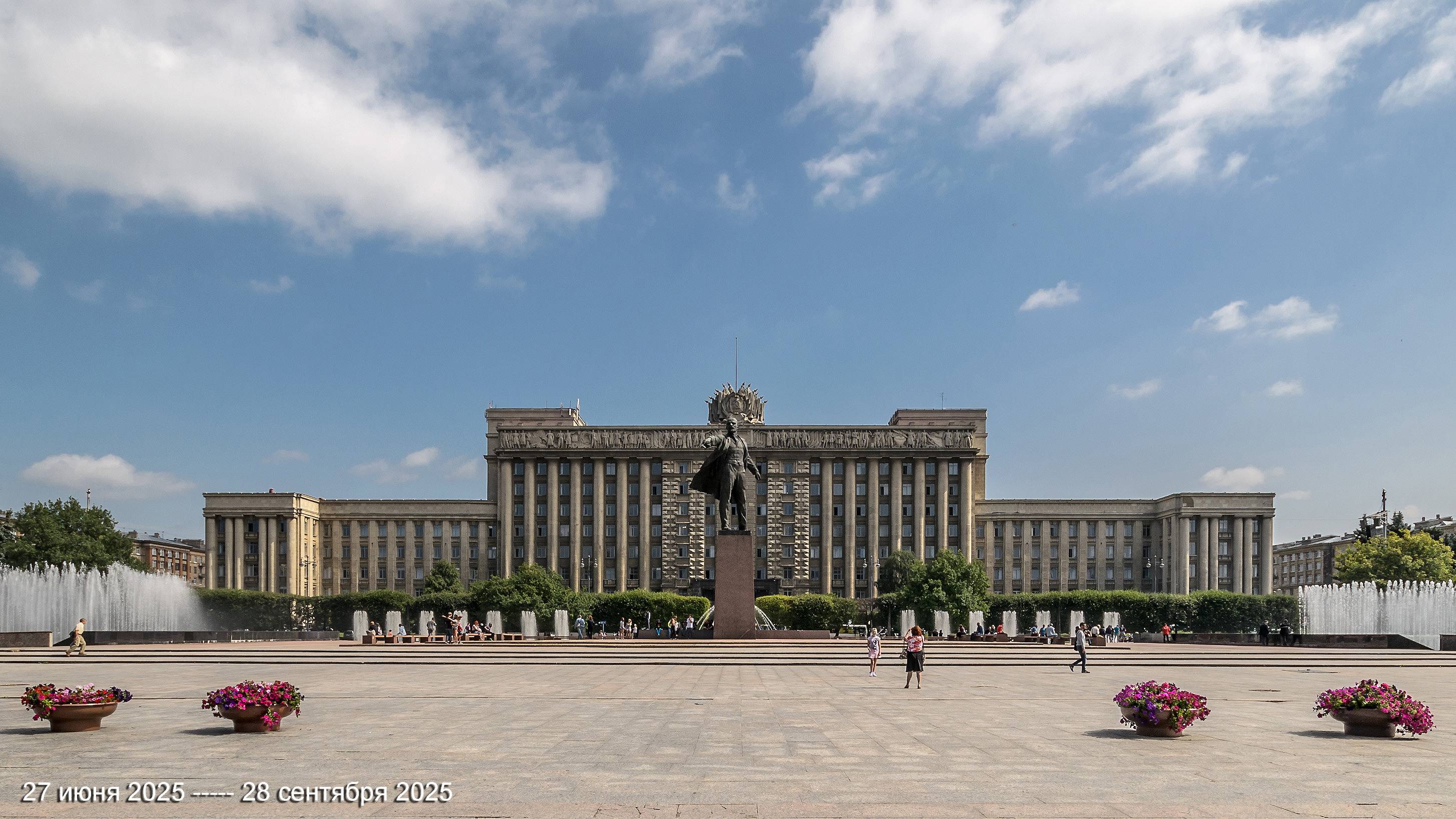 ФОНТАНЫ. Московская площадь. Санкт-Петербург.  2025 г.