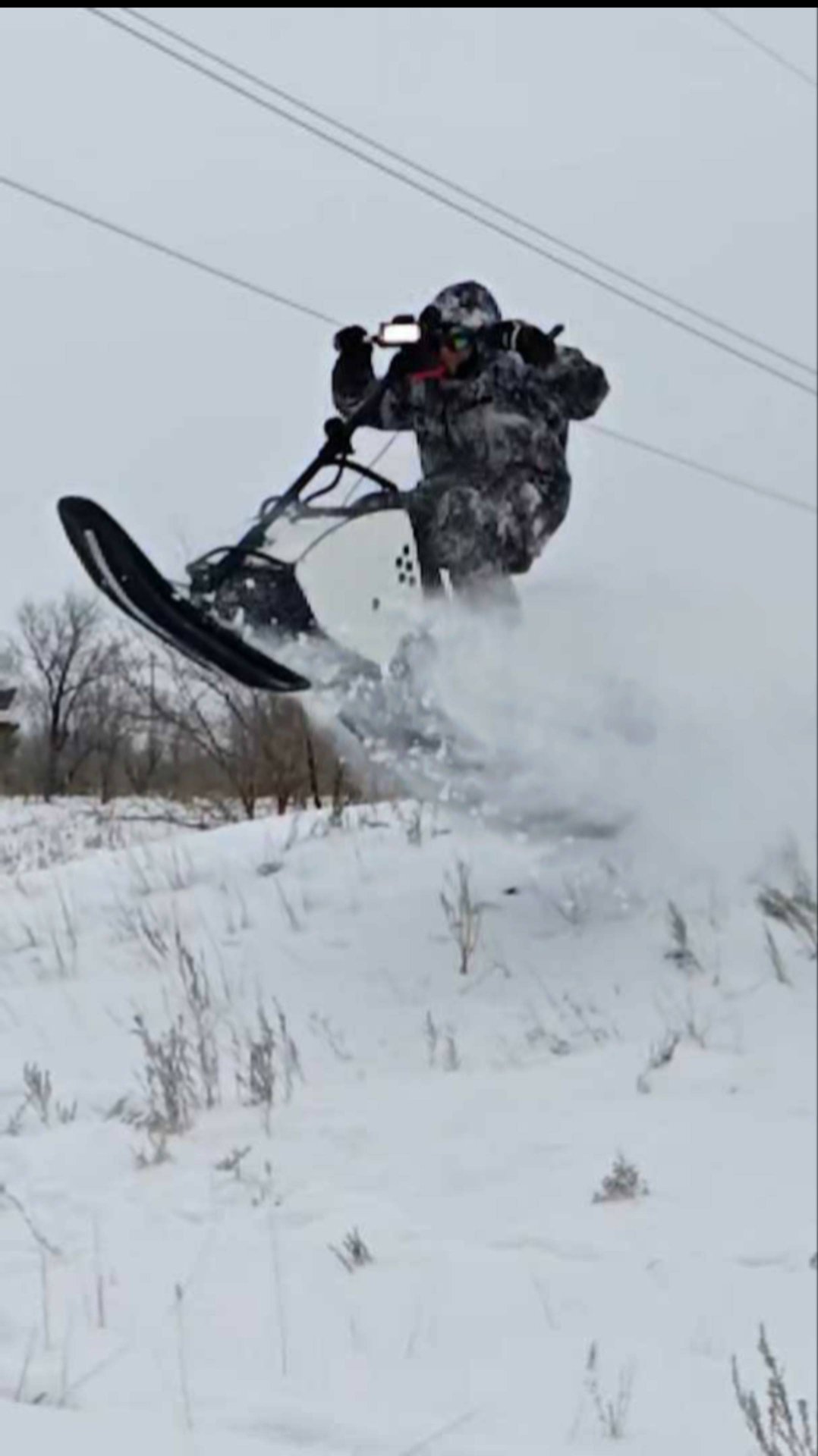 Мотоснегокат WarHorse