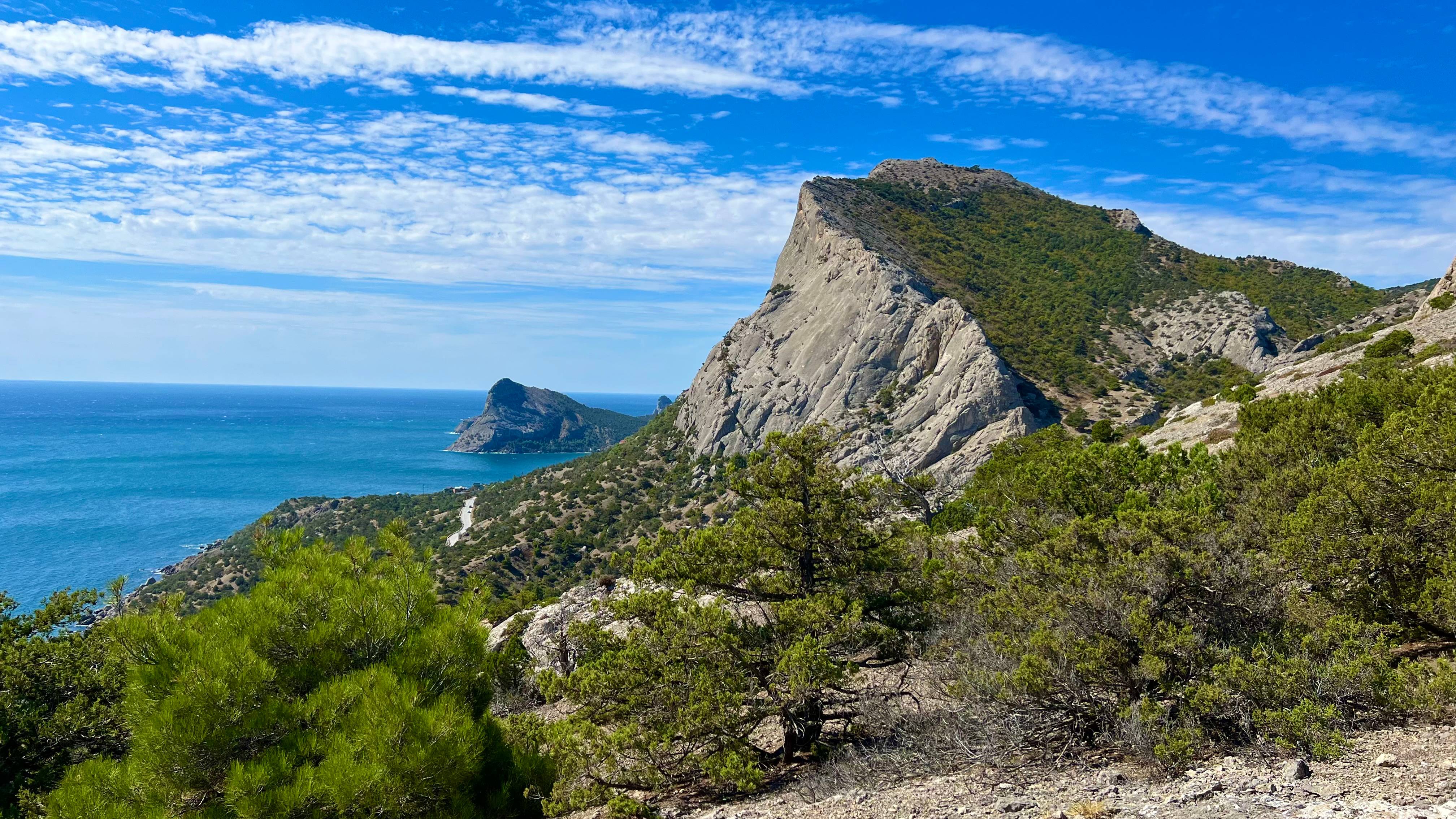 Гора Сокол и великолепные пейзажи Нового Света и Судака.