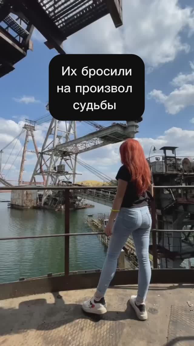 Огромные стальные монстры утопают в карьере