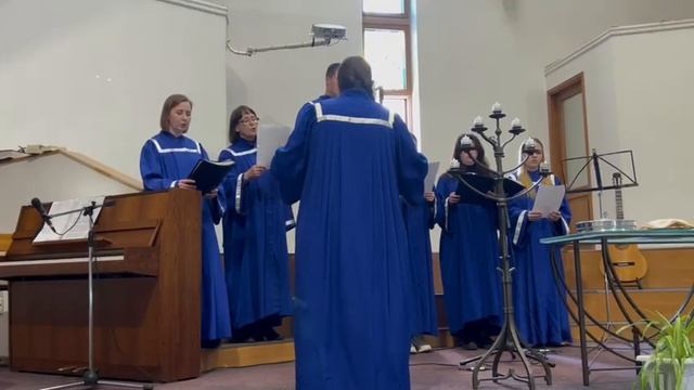 О, Господь, Тебе хвалу вся вселенная поет - акапелла, Церковь на Скале ЕХБ г. Выборг