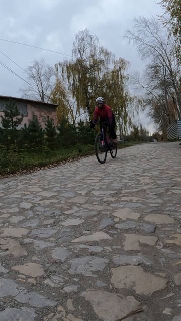 Гравийник на брусчатке