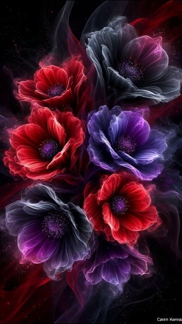 Cj_ALI-No Name-Цветок ночи#ИИ Шедеврум