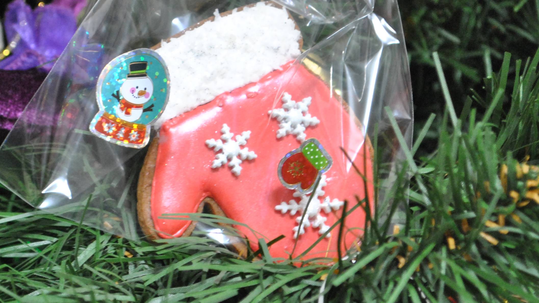 Новогодние пряники - украшение на елку. Вкусный и ароматный новогодний  подарок.