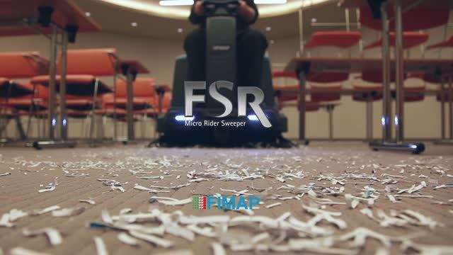 FIMAP FSR - подметально-всасывающий мини-райдер