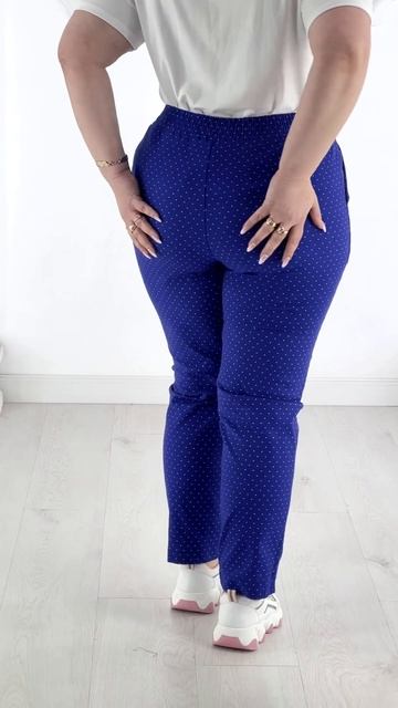 Брюки СС-30Лен.Узор. Электрик