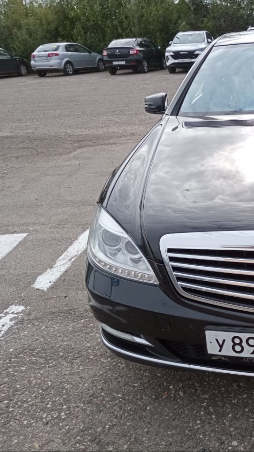 Мерседес W 221  - 3 часть  процессе обработки кузова