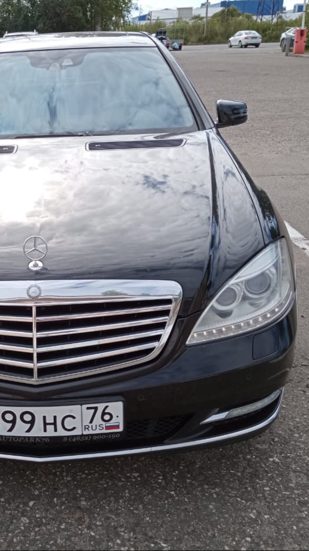 Мерседес W 221 - 1 часть обработки кузова