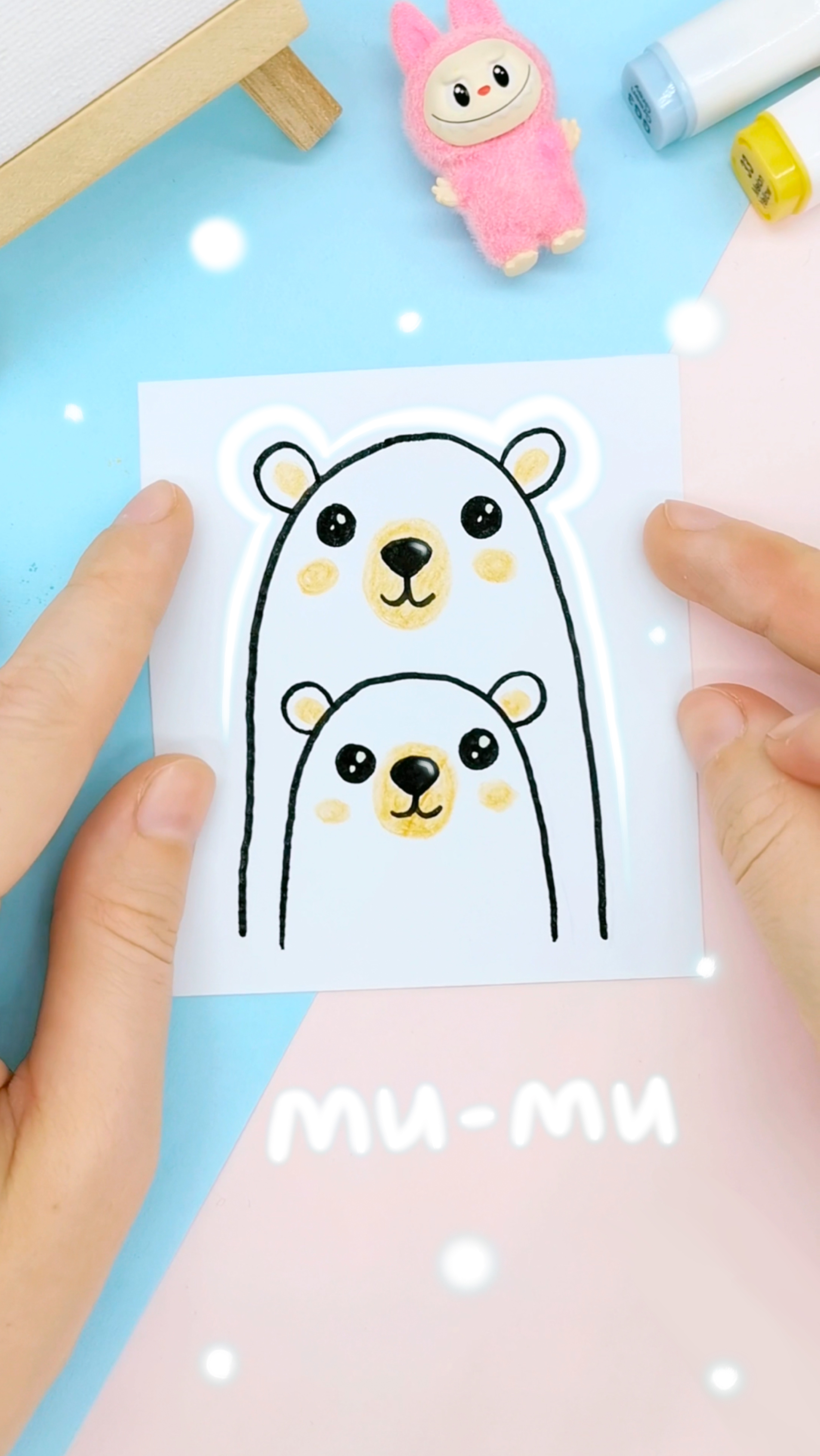 Рисуем миленьких зверят: Лёгкие идеи рисования