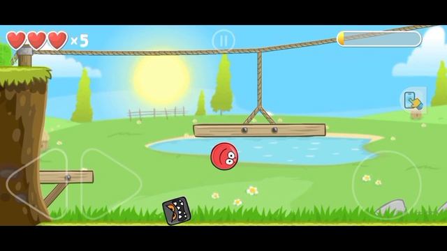 катаем красный шар (red Ball 4)