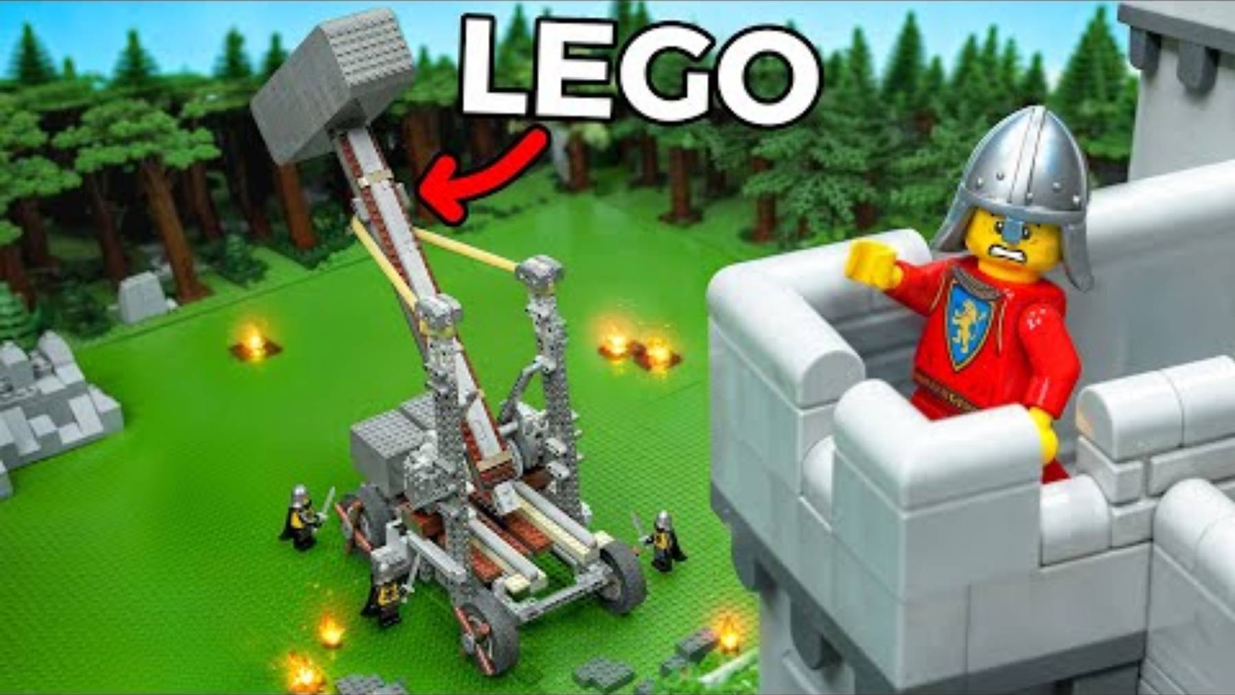 Тестируем осадные орудия LEGO!