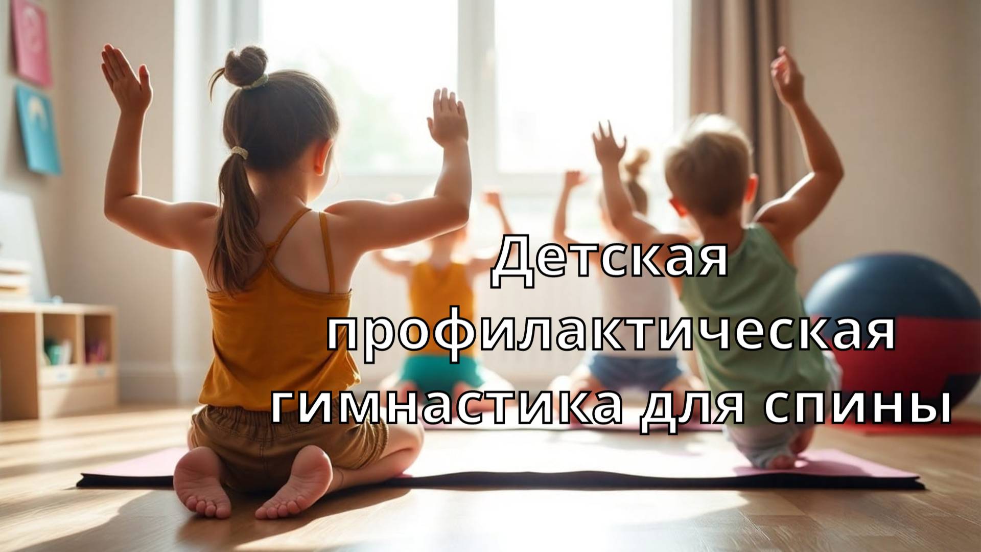 Детская профилактическая гимнастика для спины