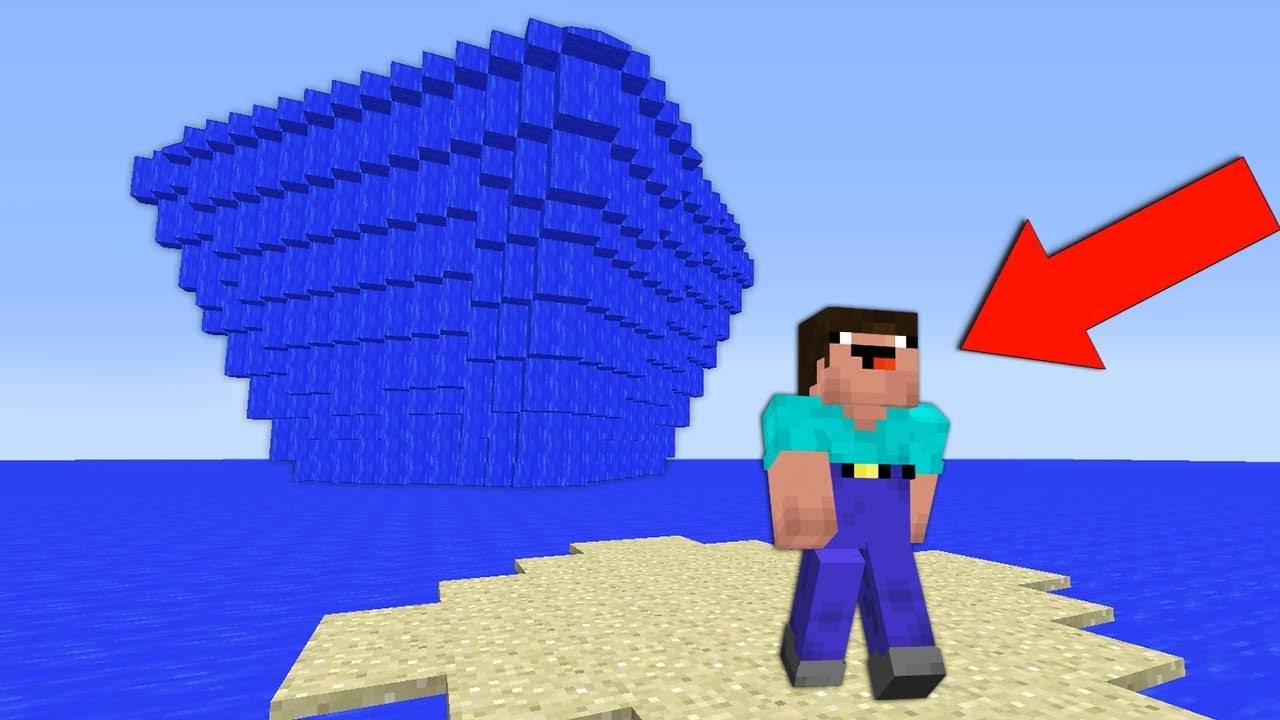 Цунами из вконтакте против дома из ютуба в майнкрафт