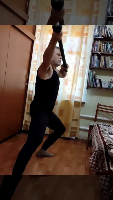 боковые выпады с перекатами + лучник