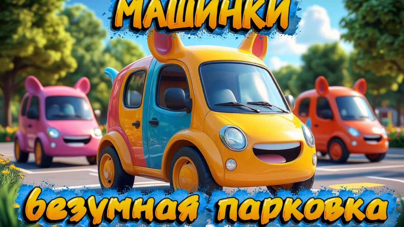 Безумная парковка, мультфильмы про машинки, мультфильмы для детей