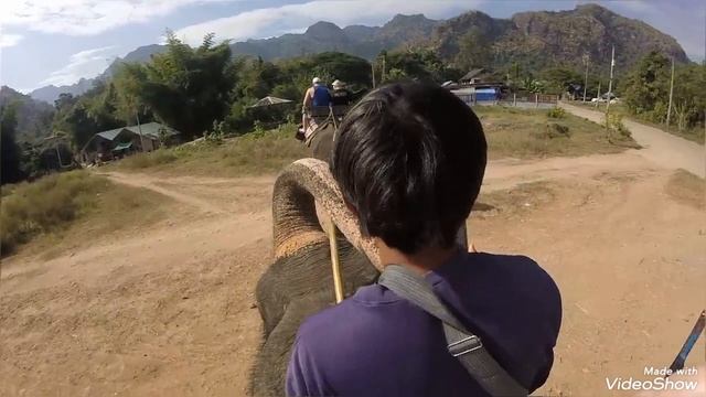 Река Квай, катание на слонах