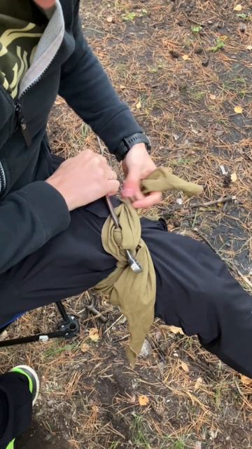 Рабочий жгут из подручных средств.