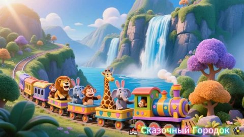 Весёлые паровозики | Анимация для детей 🚞🚃